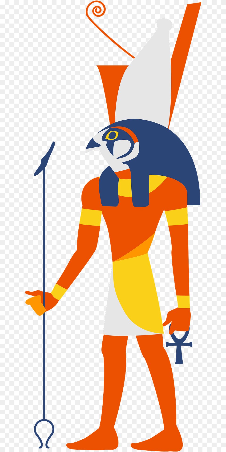 Horus Egyptian God God Of Kingship And Of The Sky Clipart, Clothing, Costume, Person, Cleaning Free Transparent Png