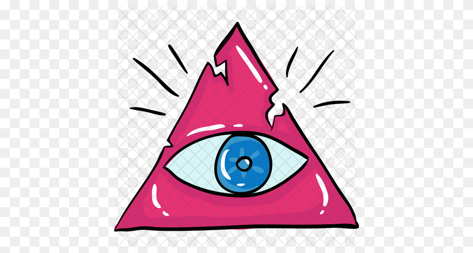 Horus Eye Icon Dot, Triangle, Clothing, Hat Png