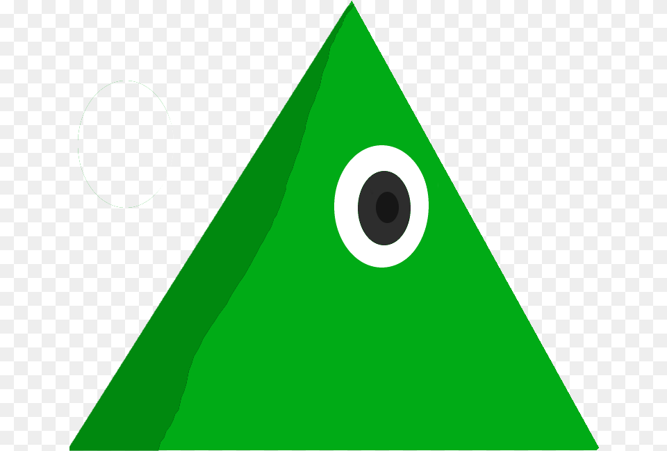 Horus Eye In Triangle, Green, Rocket, Weapon Free Png