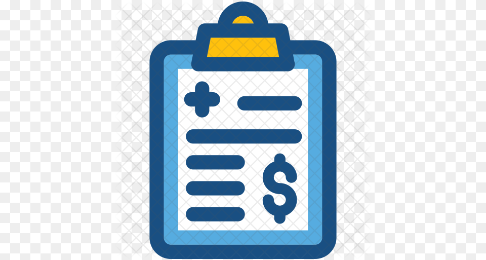 Hospital Bill Icon Expense Icon, Text Free Png Download
