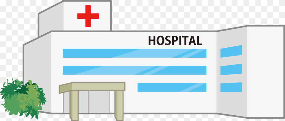 Hospital Building Clipart, Logo, First Aid, Symbol, Red Cross Free Transparent Png