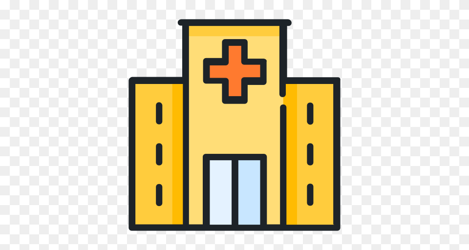 Hospital Construction Hospital Hospital Building Icon With, First Aid Free Png Download