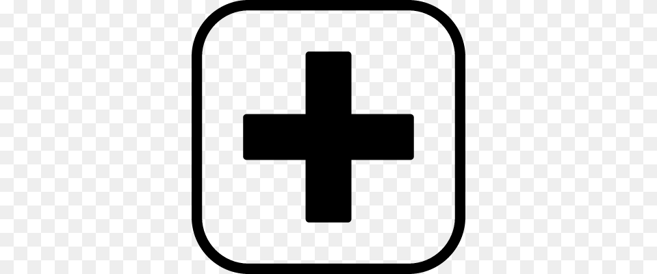 Hospital Cross Vector Code Of Arms For Last Name Cruz, Gray Png Image