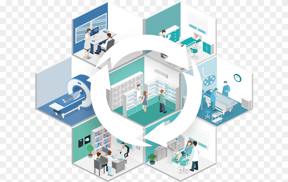 Hospital Data Flow Icon, Architecture, Building, Person, Clinic Png