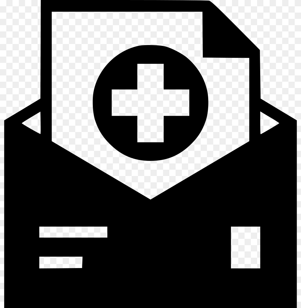 Hospital Email Envelope Svg Icon Free Mail Bill Icon, First Aid, Symbol, Logo, Cross Png