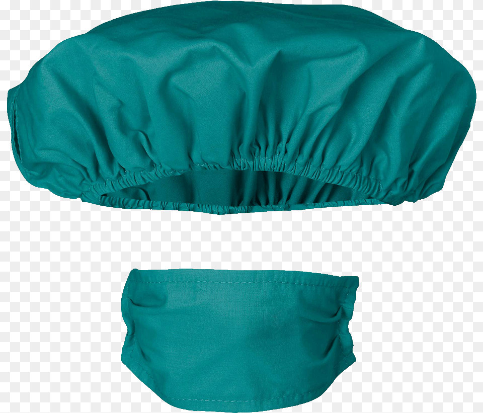 Hospital Hat Amp Mask Set Green Hospital Hat, Bonnet, Clothing, Cap, Diaper Free Transparent Png
