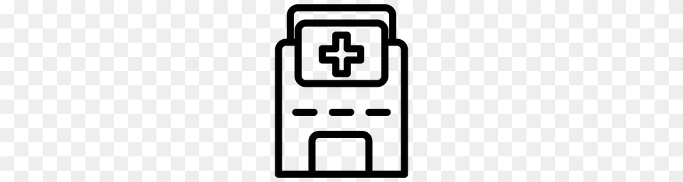 Hospital Icon Download, Gray Png