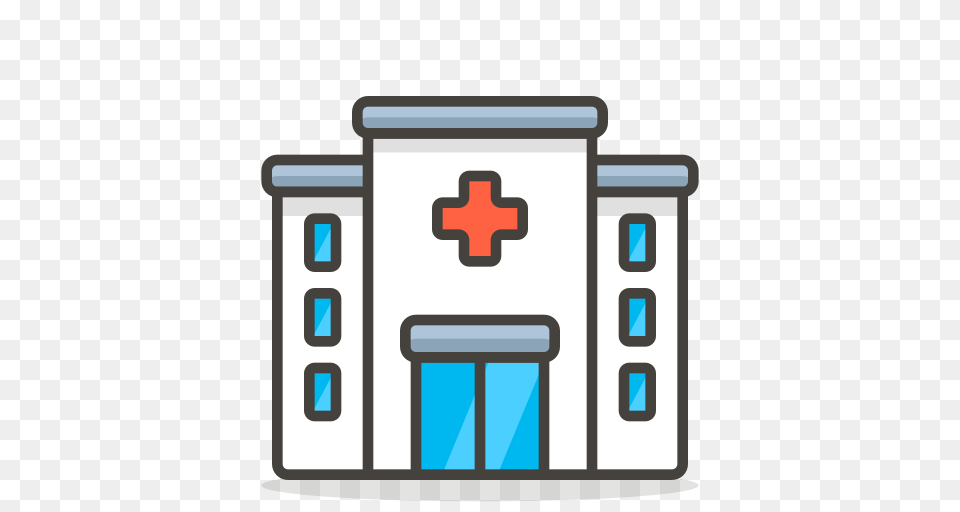 Hospital Icon Of Vector Emoji, First Aid, Ambulance, Transportation, Van Free Png Download