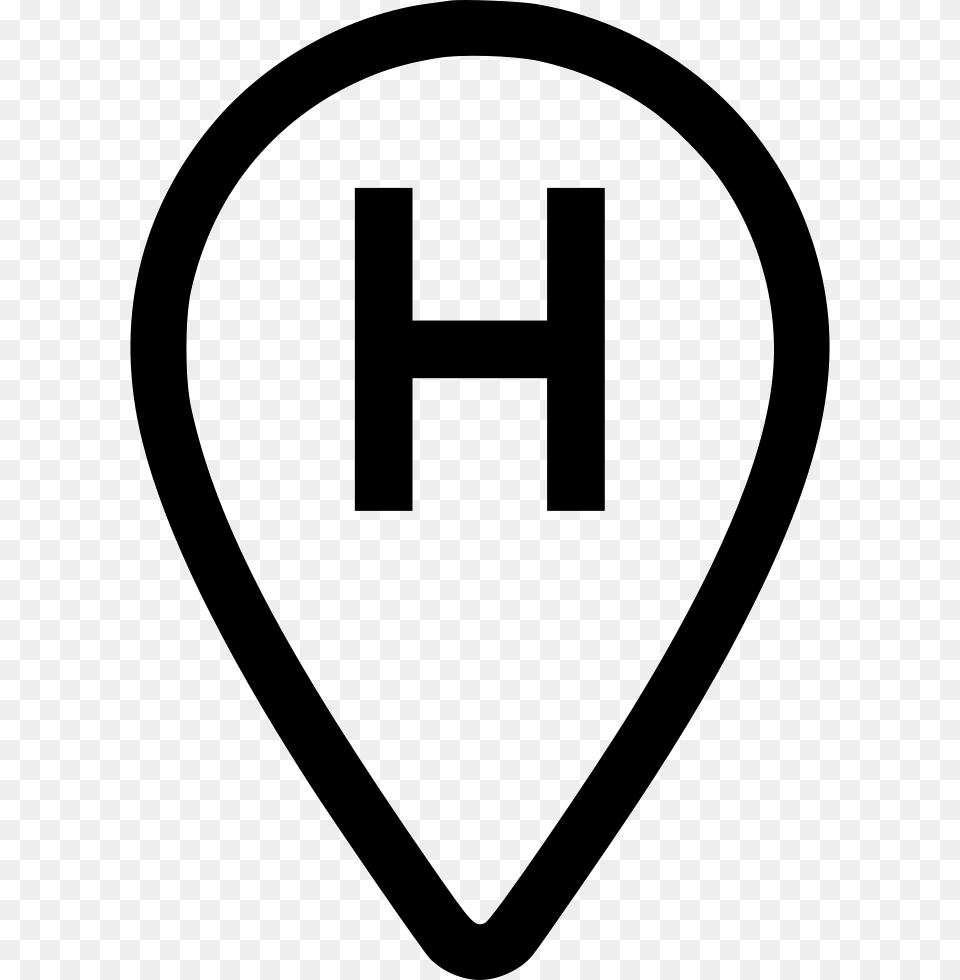Hospital Location Icon, Guitar, Musical Instrument, Plectrum Png Image