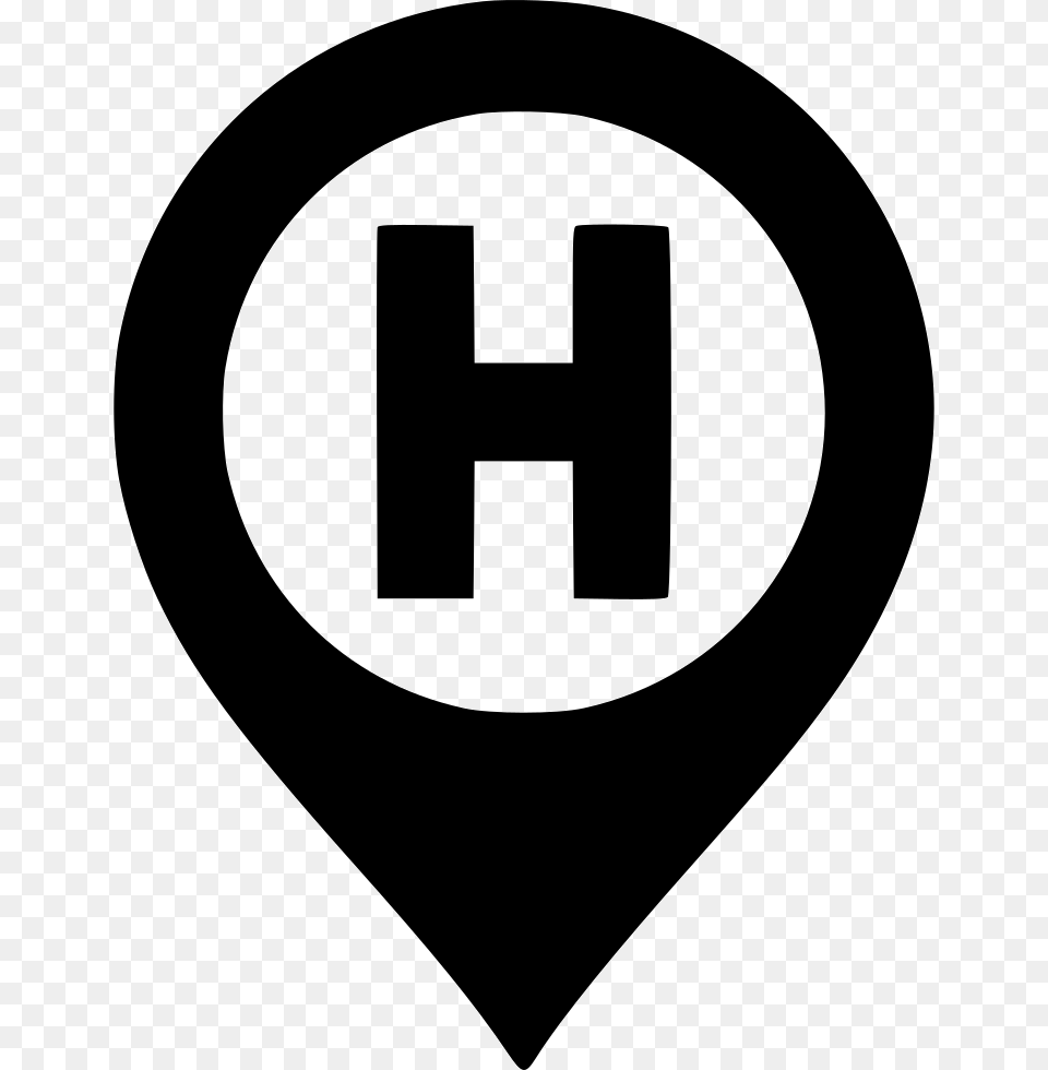 Hospital Marker Ip Address Icon, Stencil, Symbol, Disk Free Png