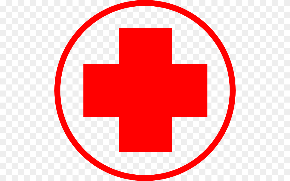 Hospital Red Simple Clip Art At Clker Emblem, First Aid, Logo, Red Cross, Symbol Free Png Download