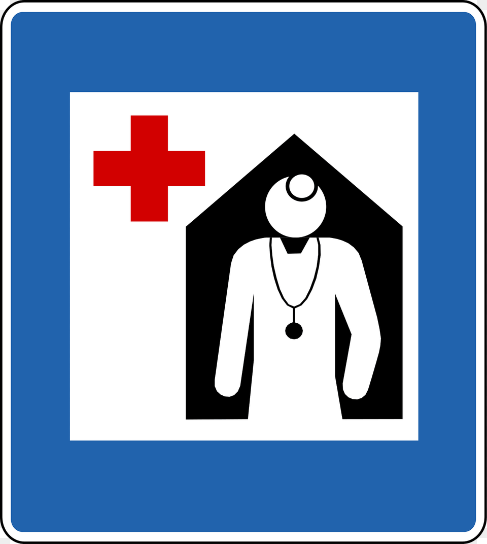 Hospital Sign In Iceland Clipart, Logo, Symbol, First Aid, Red Cross Png Image