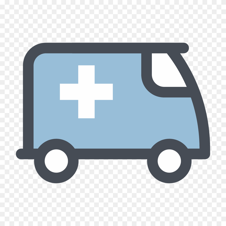 Hospital Wagon Without A Siren Icon, Transportation, Van, Vehicle, First Aid Free Transparent Png
