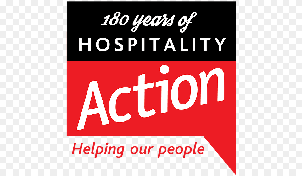 Hospitality Action 180th Birthday Logo Hospitality Action, Advertisement, Book, Poster, Publication Free Transparent Png