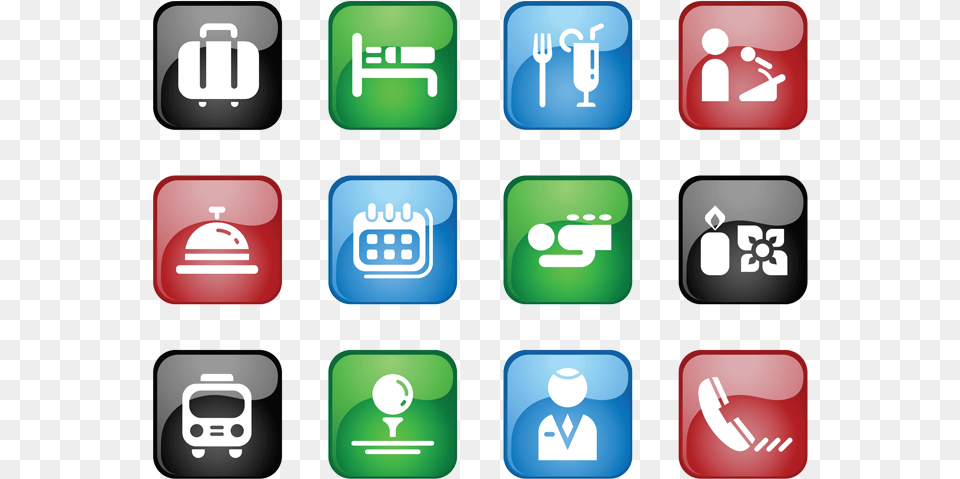 Hospitality Hotel Icons, Electronics, Mobile Phone, Phone, Text Free Png