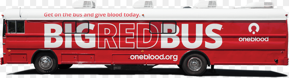 Host A Blood Drive One Blood, Bus, Transportation, Vehicle, Tour Bus Free Transparent Png