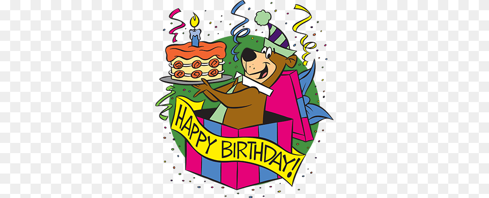 Host Your Family Member39s Next Birthday Party At Jellystone Yogi Bear Birthday Card, Advertisement, Poster, Publication, Book Free Transparent Png