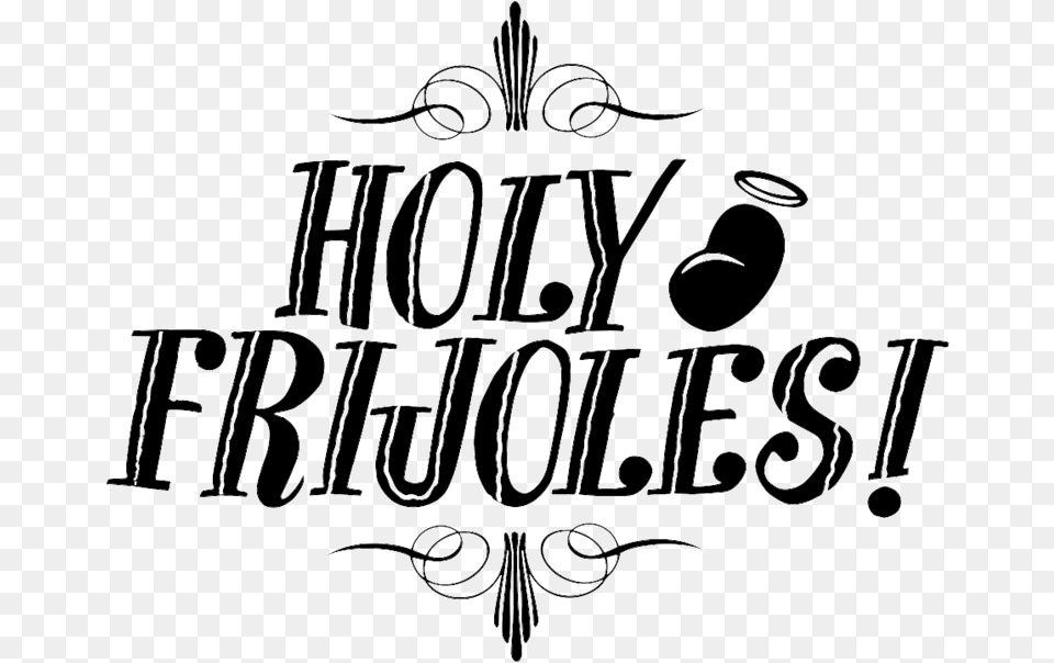 Hosted By Holy Frijoles, Text, Chandelier, Lamp, Calligraphy Free Png Download