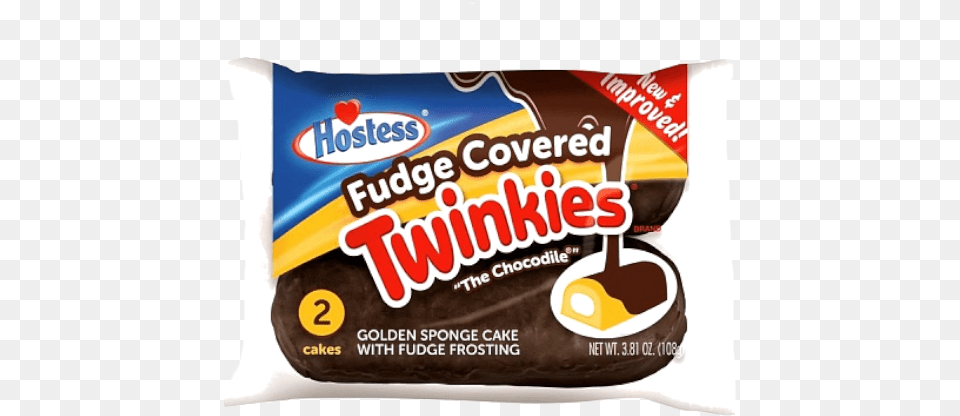 Hostess Fudge Covered Twinkies 2 Pack Snack, Birthday Cake, Cake, Cream, Dessert Png