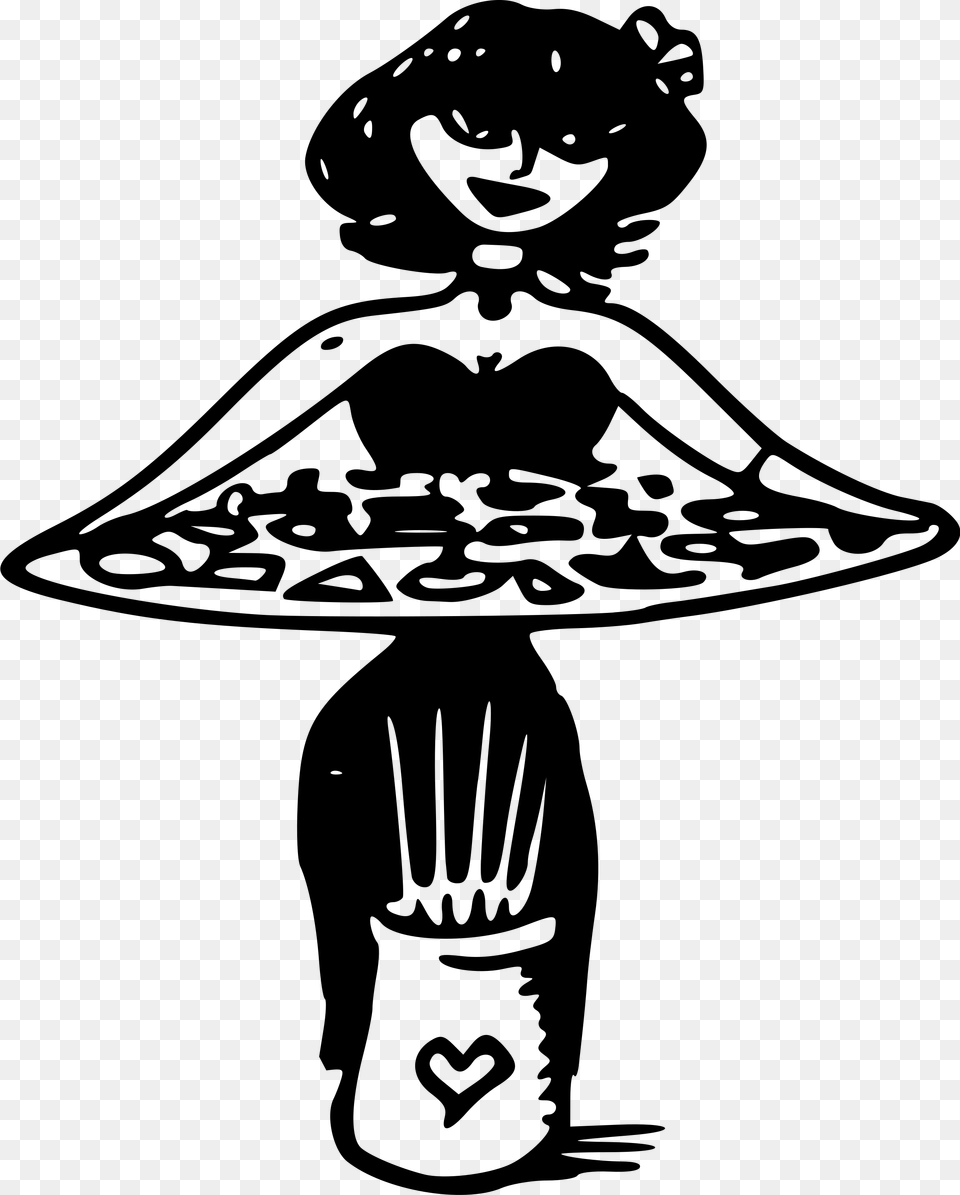Hostess Holding A Platter Of Food Clip Arts Food, Gray Free Png