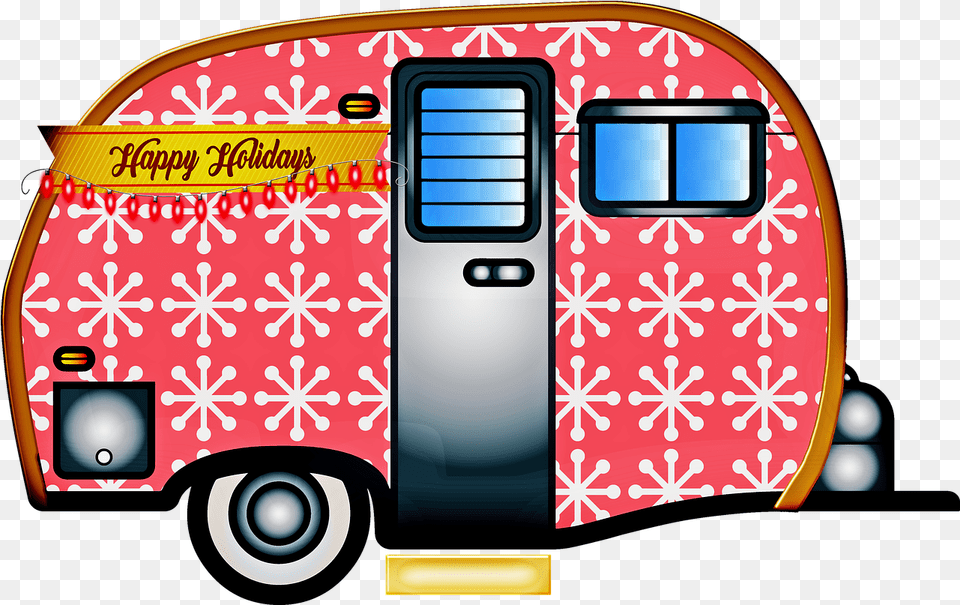 Hosting A Holiday Party In Your Rv City Blog Christmas Caravan, Transportation, Van, Vehicle, Car Png Image