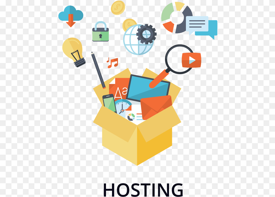 Hosting From Coldfire Promotions Collect Data Icon, Box, Cardboard, Carton, Accessories Free Png Download