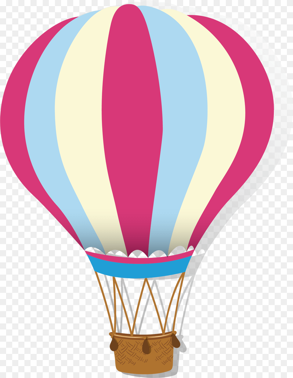 Hot Air Balloon Airplane Hot Air Balloon Clipart Pink, Aircraft, Hot Air Balloon, Transportation, Vehicle Free Png Download