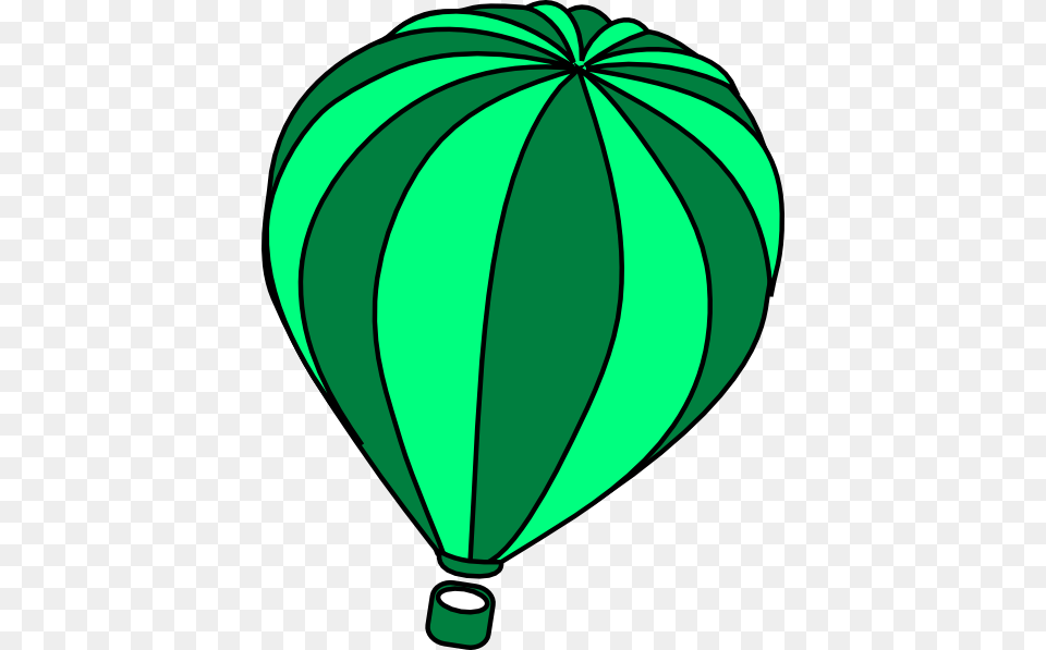 Hot Air Balloon Aqua Clip Art, Aircraft, Hot Air Balloon, Transportation, Vehicle Free Png Download