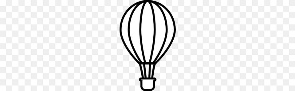 Hot Air Balloon Black Clip Art, Aircraft, Transportation, Vehicle, Hot Air Balloon Free Png