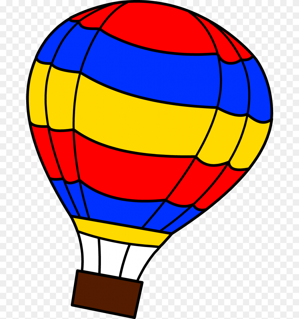 Hot Air Balloon Clip Art, Aircraft, Hot Air Balloon, Transportation, Vehicle Png