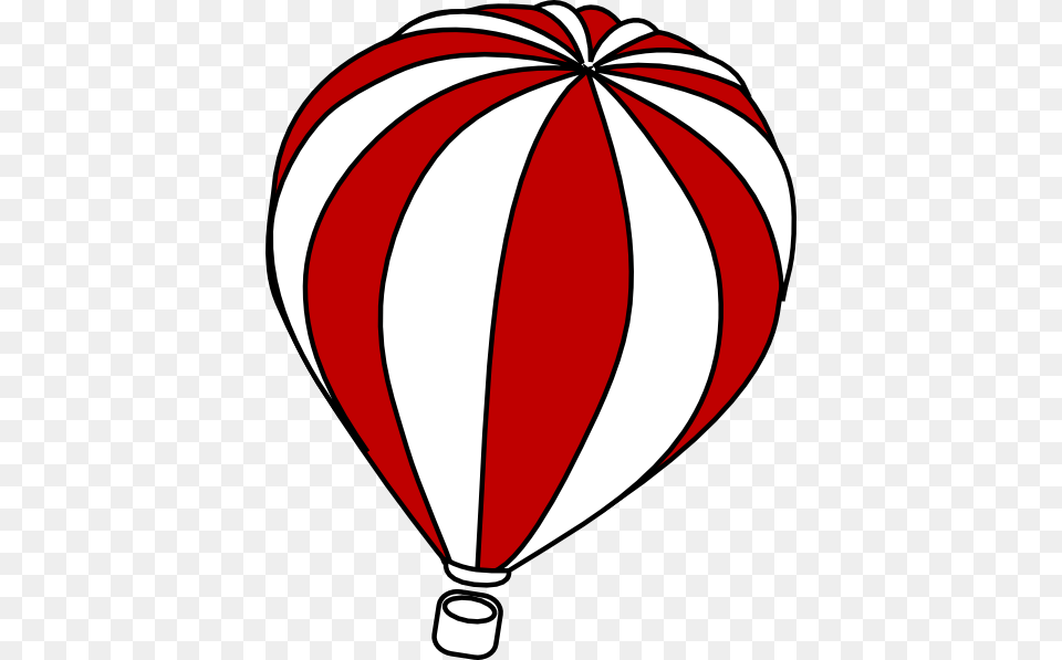 Hot Air Balloon Clip Art Outline Pc, Aircraft, Hot Air Balloon, Transportation, Vehicle Free Png Download