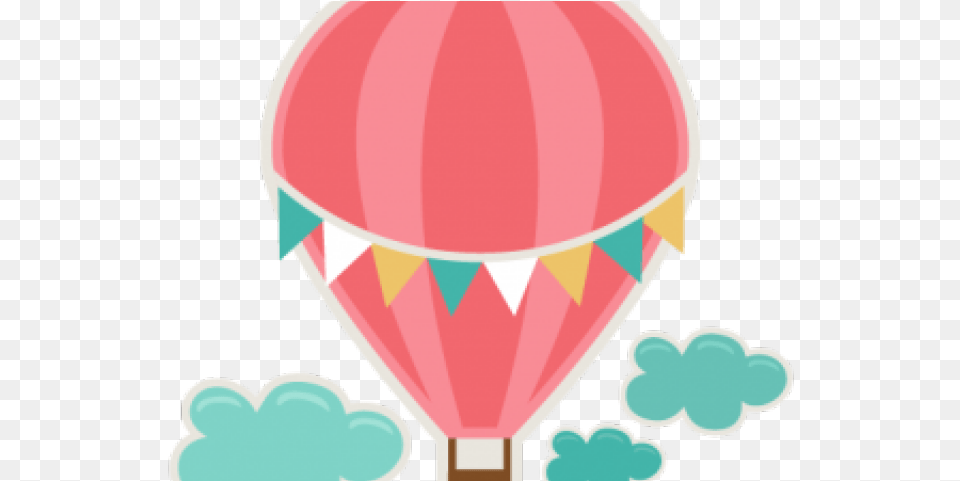Hot Air Balloon Clipart Pink Hot Air Balloon Clipart, Aircraft, Hot Air Balloon, Transportation, Vehicle Free Transparent Png