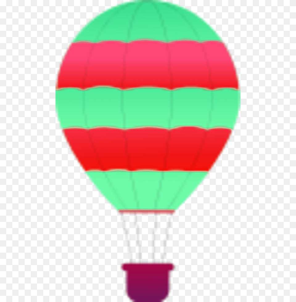 Hot Air Balloon Clipart Striped Hot Air Balloon, Aircraft, Hot Air Balloon, Transportation, Vehicle Free Png