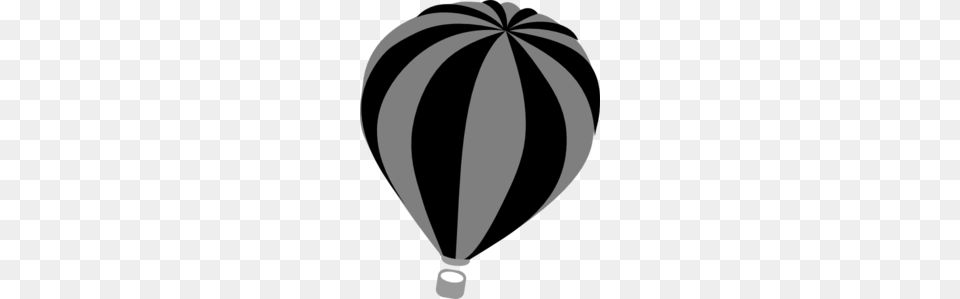 Hot Air Balloon Grey Clip Art, Aircraft, Transportation, Vehicle, Ammunition Free Transparent Png