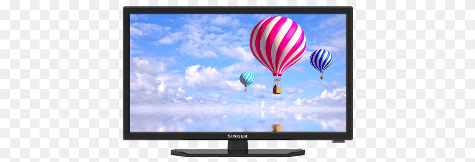 Hot Air Balloon In Sky, Computer Hardware, Electronics, Hardware, Monitor Free Png