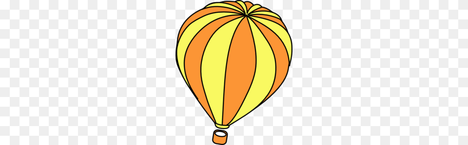 Hot Air Balloon One Clip Art, Aircraft, Transportation, Vehicle, Hot Air Balloon Free Png