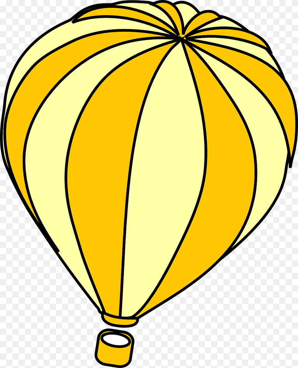 Hot Air Balloon Outline, Aircraft, Transportation, Vehicle, Hot Air Balloon Png