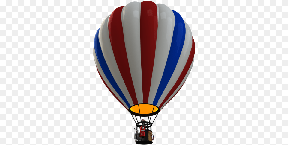 Hot Air Balloon Render, Aircraft, Hot Air Balloon, Transportation, Vehicle Png