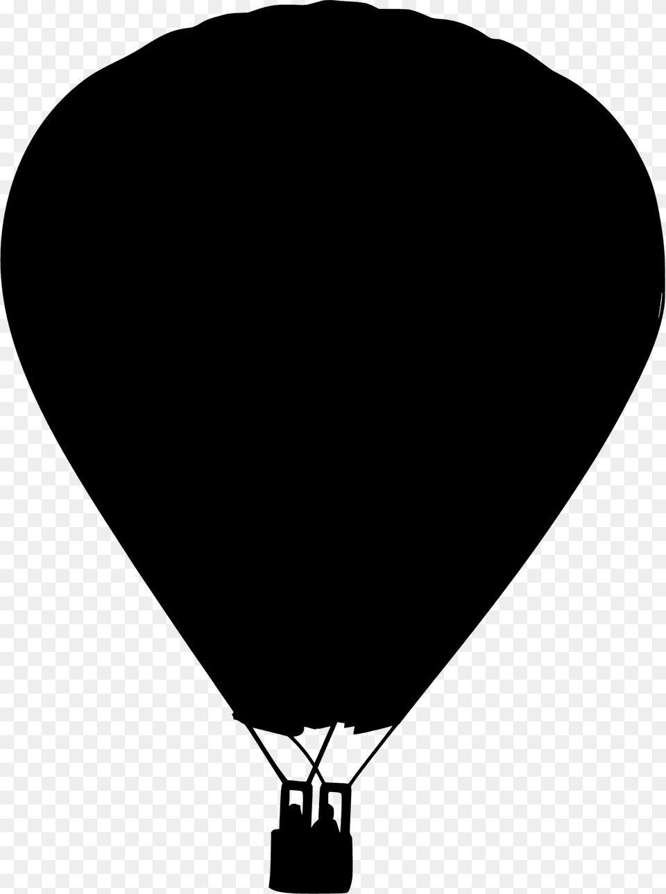Hot Air Balloon Silhouette, Aircraft, Transportation, Vehicle, Hot Air Balloon Free Png Download