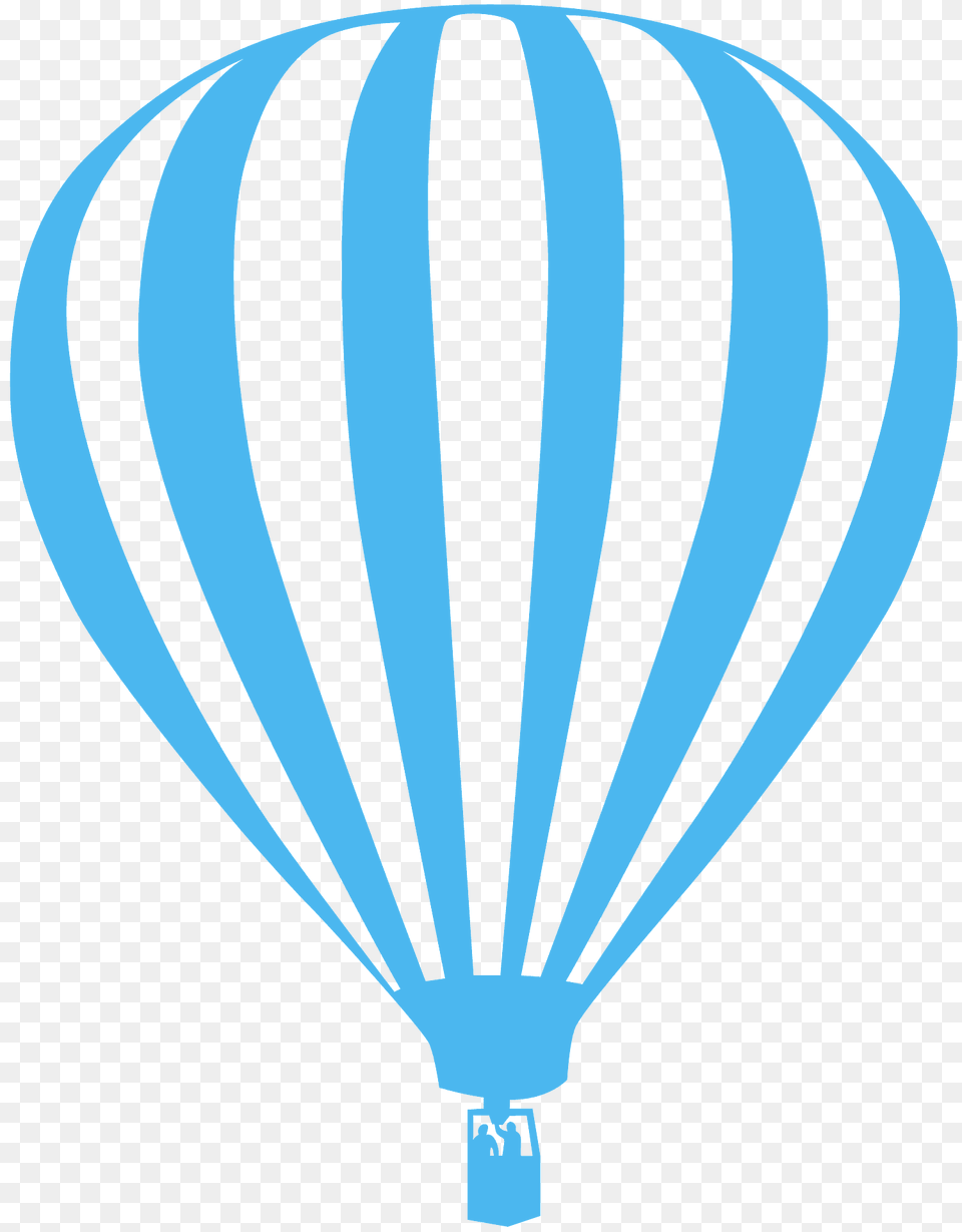 Hot Air Balloon Silhouette, Aircraft, Hot Air Balloon, Transportation, Vehicle Free Transparent Png