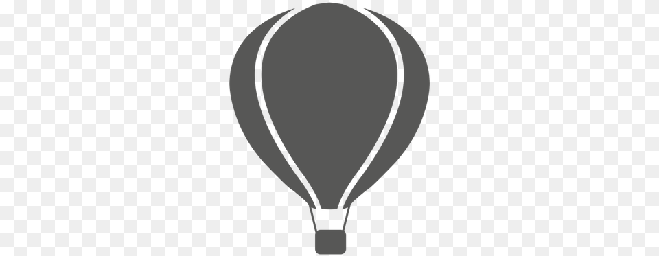 Hot Air Balloon Simple Clipart Hot Air Balloon, Aircraft, Hot Air Balloon, Transportation, Vehicle Free Png Download