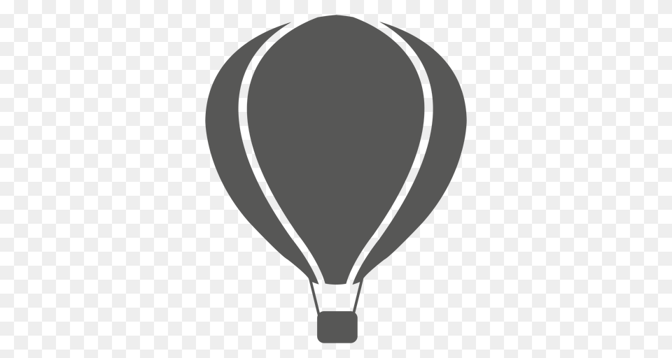 Hot Air Balloon Simple Clipart Transparent, Aircraft, Hot Air Balloon, Transportation, Vehicle Png