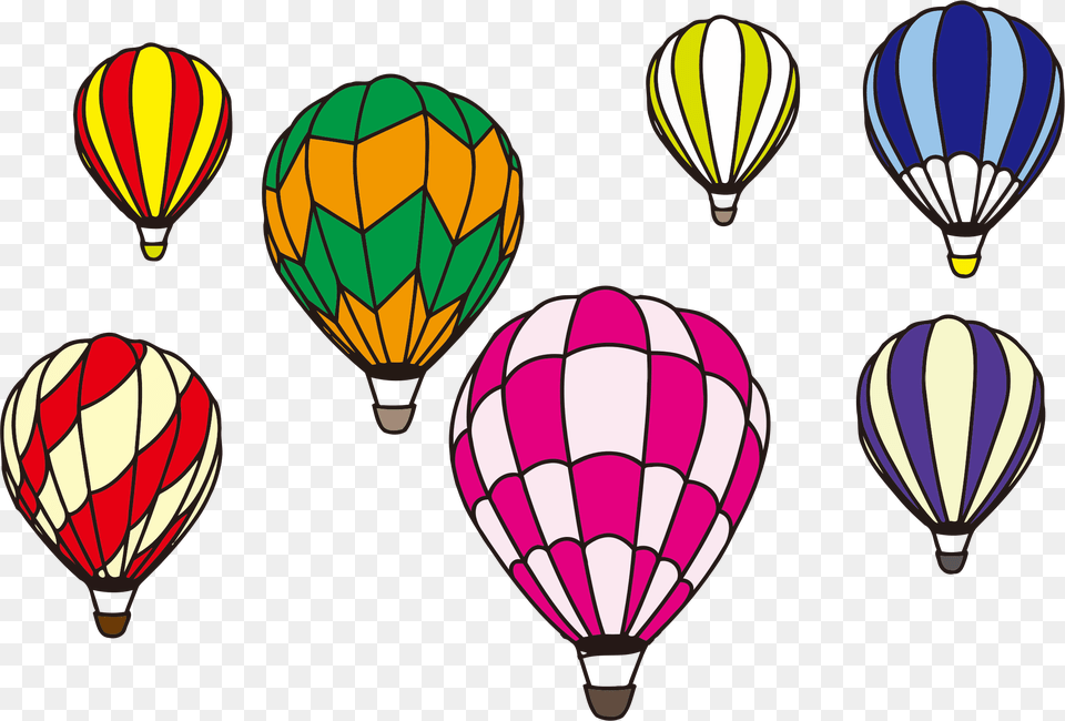 Hot Air Balloon Transparent Background Air Balloons Clip Art, Aircraft, Transportation, Vehicle, Hot Air Balloon Png Image