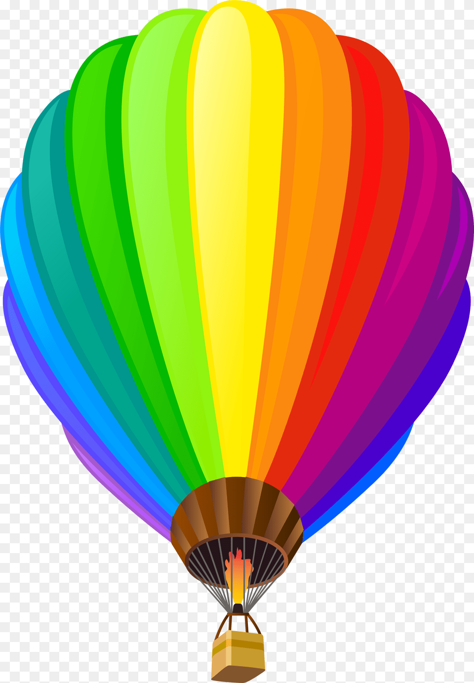 Hot Air Balloon Transparent Clip Art Image, Aircraft, Hot Air Balloon, Transportation, Vehicle Free Png Download