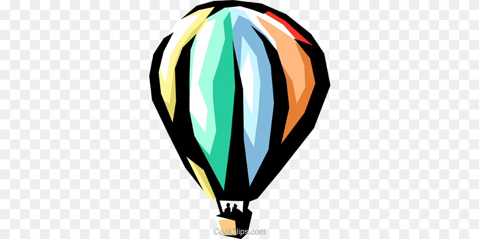 Hot Air Balloons Royalty Vector Clip Art Illustration, Aircraft, Hot Air Balloon, Transportation, Vehicle Png