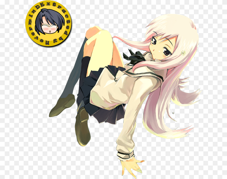 Hot Anime Girl 07 Dec 2010 Anime Girls With White Anime Girls With White Hair, Publication, Book, Comics, Adult Free Png