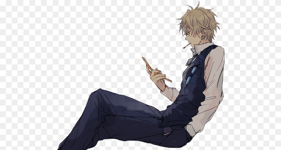 Hot Anime Guys That I Find Attractive Durarara Shizuo Fanart, Book, Comics, Publication, Adult Png Image
