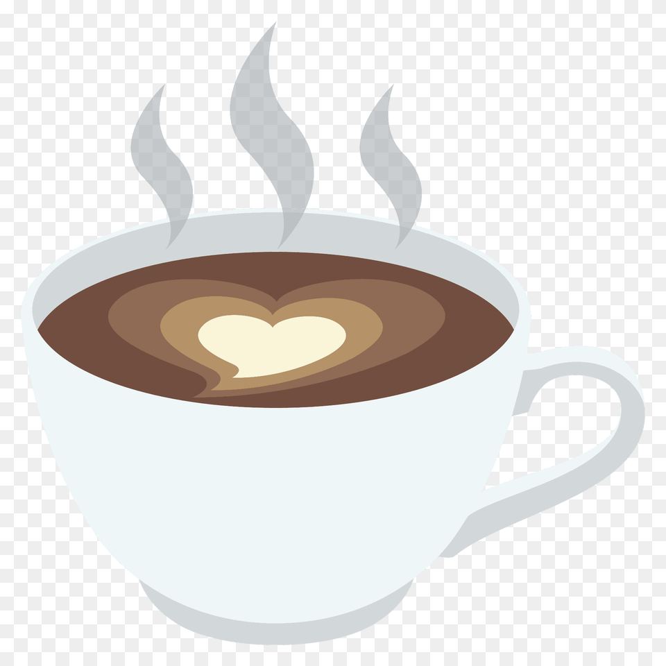 Hot Beverage Emoji Clipart, Cup, Coffee, Coffee Cup, Latte Png