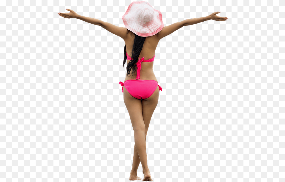 Hot Bikini Girl, Hat, Clothing, Swimwear, Sun Hat Free Png