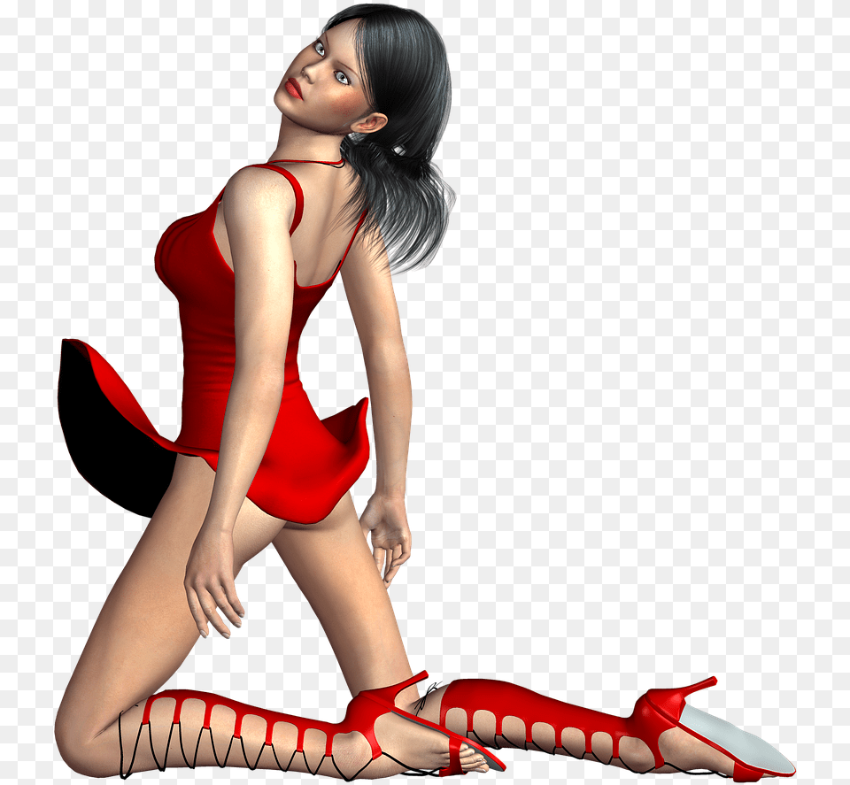 Hot Cartoon Girl, Clothing, Shoe, Footwear, Adult Free Png